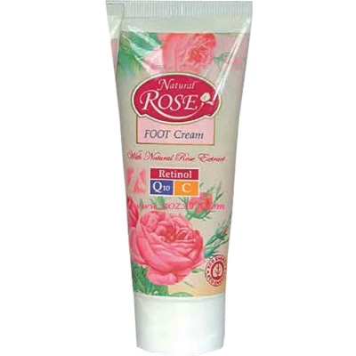 Afbeelding van Natuurlijke voet creme met rozenolie, rozenwater, vitamine A en C Q10 75nl