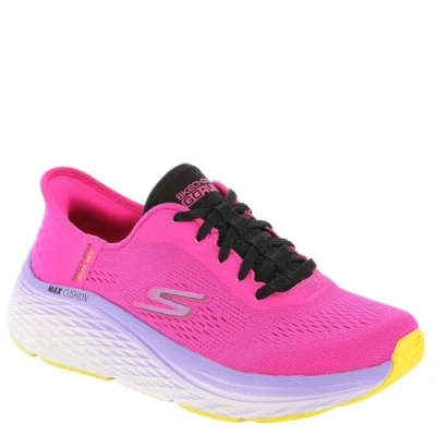 Afbeelding van Skechers Performance MAX Cushioning Elite 2.0 Hardloopschoenen neutraal, Dames, Maat: 39, Raspberry/black Textiel