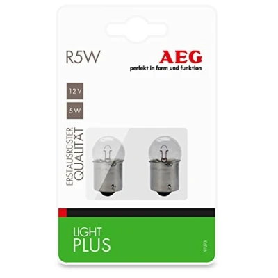 Afbeelding van AEG Automotive 97273 gloeilamp Light Plus R5W, set van 2