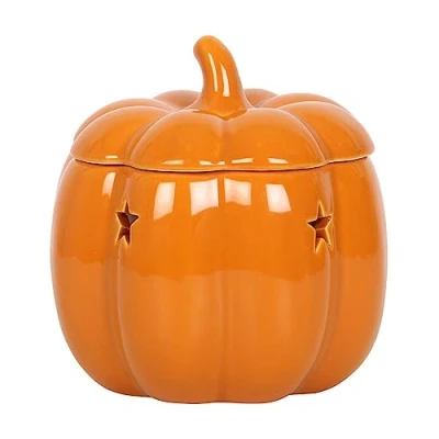 Afbeelding van Autumn Vibes pompoen keramische wax smeltbrander griezelige Halloween en gezellige herfstsfeer ideaal voor herfst smelt pompoenolie stijlvolle pompoenen perfecte wasbrander