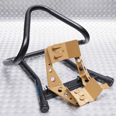 Afbeelding van Datona Wielklem Voorwiel Motor Extra Groot (61 x 51 35 cm) Zwart