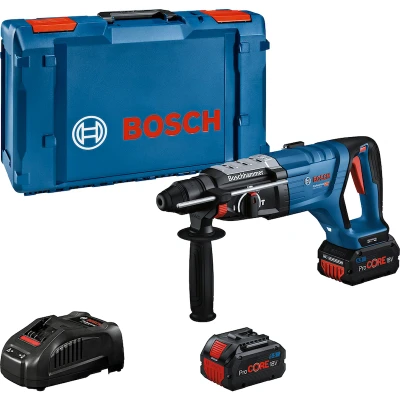 Afbeelding van Bosch Blauw GBH 18V 28 D Accuboorhamer 2x ProCORE18V 5,5 Ah Lader GAL 1880 CV In XL Boxx 0611919005