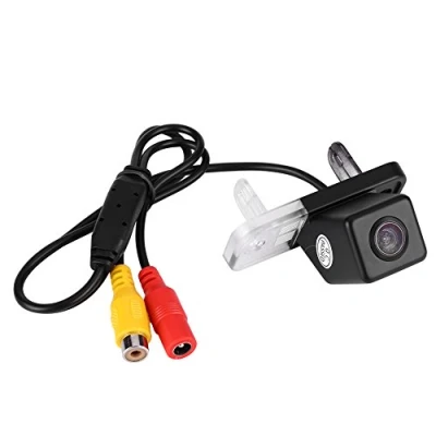 Afbeelding van Qiilu 170 auto achteruitrijcameraset, draadloos parkeerhulpsysteem, IP68 waterdicht, super nachtzicht, achteruitrijcamera voor C Klasse E CLK W203 W211 W219