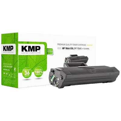 Afbeelding van KMP Toner vervangt HP 106A (W1106A) Compatibel Zwart 2500 bladzijden H T260XL 2556,5000