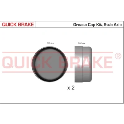 Afbeelding van Quick Brake Stofkap wiellager 9823K