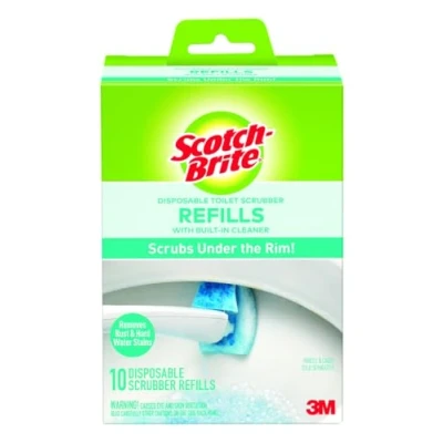 Afbeelding van Scotch Brite Wegwerp Toilet Scrubber Navulling, Blauw/Wit, 6/Pack (MMM558RF)