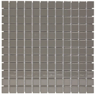 Afbeelding van The Mosaic Factory Barcelona Grey Glossy 2,3x2,3 cm