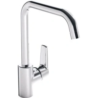 Afbeelding van Hansa polo 1 gats keukenkraan met uitloop 20 3cm chroom 51562293