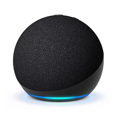 Afbeelding van Amazon Echo Dot (5e generatie, 2022 release Imposant geluid Smartspeaker met wifi, bluetooth en Alexa (spreekt Nederlands) Antraciet