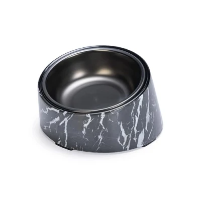 Afbeelding van Designed by Lotte Melamine Eetbak Kat Vita Zwart 160 ml