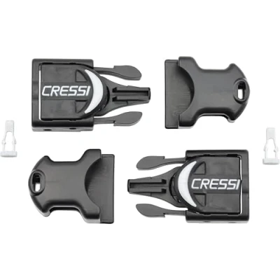 Afbeelding van Cressi Buckles for Reaction/Frog Plus Fins Paar reservegespen voor onderwatervinnen