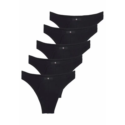 Afbeelding van H.I.S String in katoen stretchkwaliteit (set, 5 stuks)