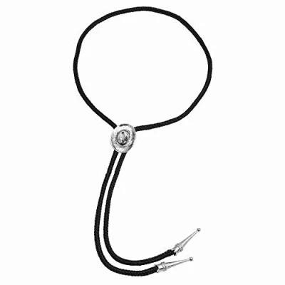 Afbeelding van Bristol Novelty BA413 stropdas cowboyhoed, zilver, effen, eenheidsmaat