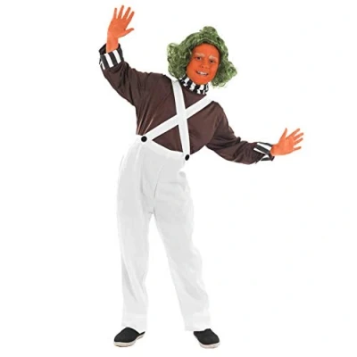 Afbeelding van Fun Shack Kinderen Chocolade Fabriek Werknemer Kostuum, Jongens Wereldboek Dag Kostuums voor X Large