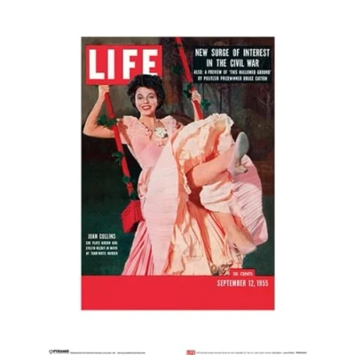 Afbeelding van Kunstdruk Time Life Cover Joan Collins 30x40cm