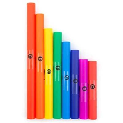 Afbeelding van Mad About MT D 8 Tuned Percussie Tube Set C Grote Diatonische Schaal Set, Nota&#039;s