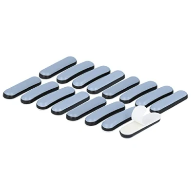 Afbeelding van GLEITGUT 16 x teflon glijders zelfklevend rechthoekig 38 10 mm PTFE meubelglijders