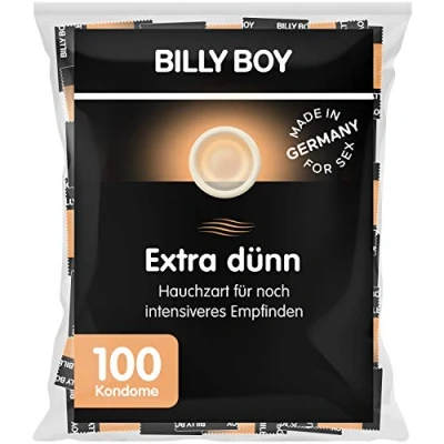 Afbeelding van 100 Billy Boy extra dunne condooms uiterst delicate voor een nog intensiever gevoel Made in Germany