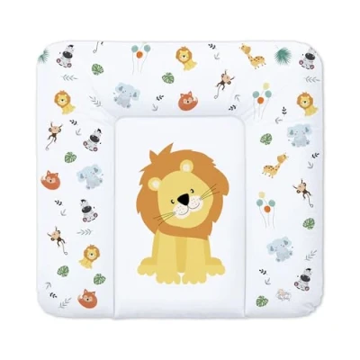 Afbeelding van Aankleedkussen, babycommode 75 x 72 cm zacht aankleedmat waterdicht aankleedkussen Safari Motief