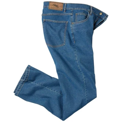 Afbeelding van Atlas for Men Blauwe regular stretchjeans Heren Verkrijgbaar in grote maten 56