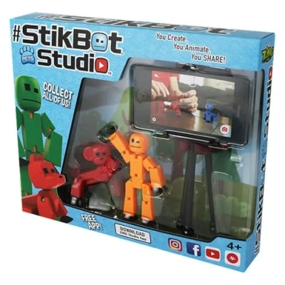 Afbeelding van Zing StikBot S1003 Studio, Orange and White/Clear