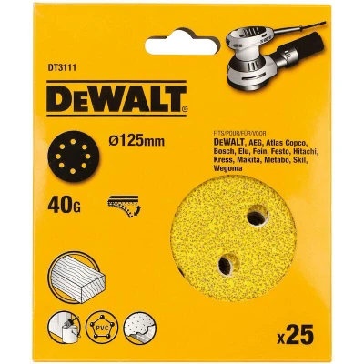Afbeelding van DeWalt Accessoires Schuurschijf, Ø125mm (D26453), K40 DT3111 QZ