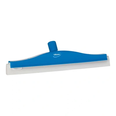 Afbeelding van Vikan Klassieke Vloertrekker Kop met flexibele nek en Wit Schuimrubber 40cm Blauw