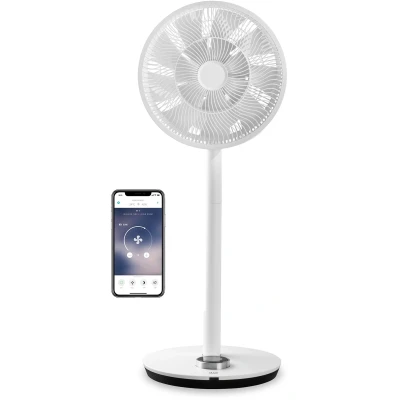 Afbeelding van Duux Whisper Flex Smart verstelbare vloerventilator, 88 cm hoog Wit