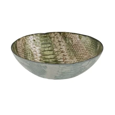 Afbeelding van Middenstuk Olijf Glas 20 x cm