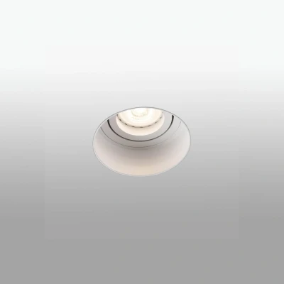 Afbeelding van FARO BARCELONA Inbouwspot Hyde 1 lamp rond gezwenkt wit