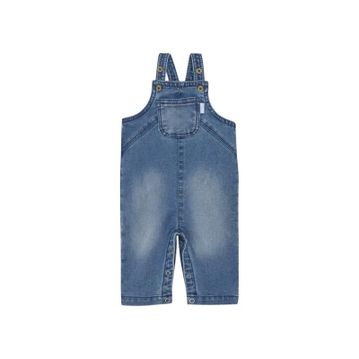 Afbeelding van Noppies Seres Tuinbroek voor kinderen, Maat: 50, Blue denim