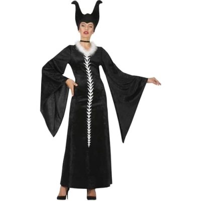 Afbeelding van Fiestas Guirca Jurk Evil Fairy Dames Polyester Zwart Maat 42/44