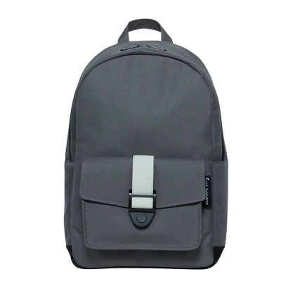 Afbeelding van Bold Banana Zipp Top Backpack grey gravity Laptoptas Laptoprugzak