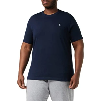 Afbeelding van Original Penguin PIN Point Tshirt basic, Heren, Maat: Large, Dark sapphire