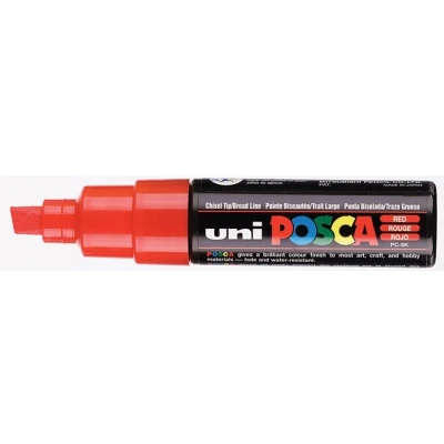 Afbeelding van Uni ball Paint Marker Op Waterbasis Posca Pc 8k Rood Paintmarker