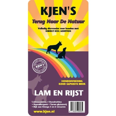 Afbeelding van KJEN Lam &amp; Rijst 15Kg