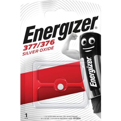 Afbeelding van Energizer Knoopcel 377/376, Op Blister Knoopcellen