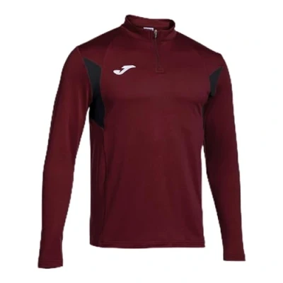 Afbeelding van Joma Herensweatshirt Winner III halve ritssluiting, Bordeaux, zwart, 5XS