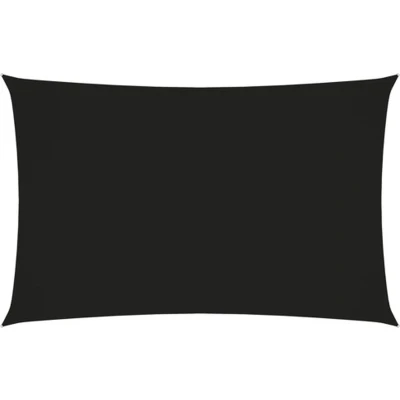 Afbeelding van Zonnescherm rechthoekig 2x5 m oxford stof zwart