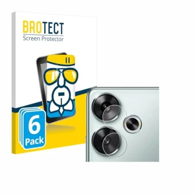 Afbeelding van BROTECT Screenprotector voor Xiaomi Poco F6 (ALLEEN Camera Lens) Folie Beschermfolie Beschermglas transparant (6 Stuks)