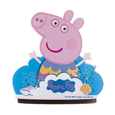 Afbeelding van Dekora Taart Topper Decoratie Peppa Pig Afmetingen 12 x 12,5 cm
