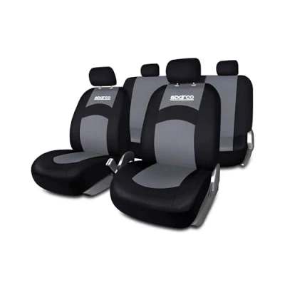 Afbeelding van Autostoelhoezen set Sparco Grijs
