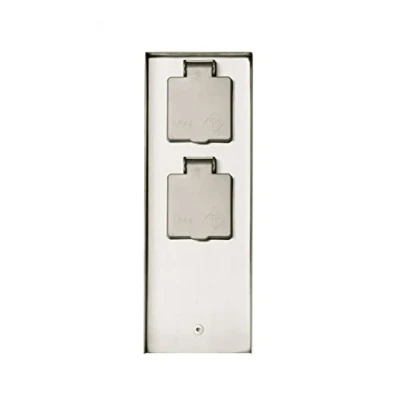 Afbeelding van BOLD 10425 Buitenstopcontact 3 voudig RVS Zonder kabel, Met schakelaar, timer, Bestuurbaar via App, Programmeerbaar