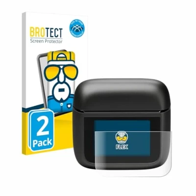 Afbeelding van BROTECT Screenprotector voor JBL Tour Pro 3 Folie Beschermfolie transparant volledig dekking (2 Stuks)