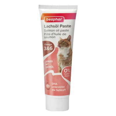 Afbeelding van beaphar Pasta voor Katten 2 x Zalmolie (200 g)
