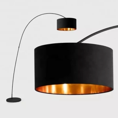Afbeelding van Foix Design Booglamp Vloerlamp, 150 x 220 cm, Zwart Goud