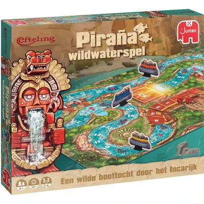 Afbeelding van Ganzenbord: Efteling Piraña Wildwaterspel (NL)