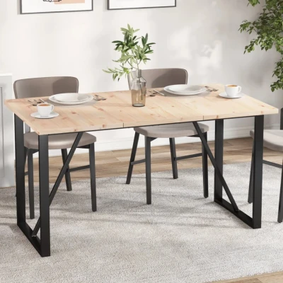 Afbeelding van Tafelbladen 3 st rechthoekig 80x47x2,5 cm massief grenenhout