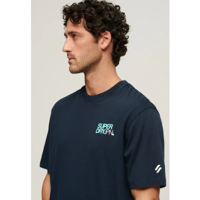 Afbeelding van Superdry Sportswear Logo Loose T shirt Met Korte Mouwen Blauw 3XL Man