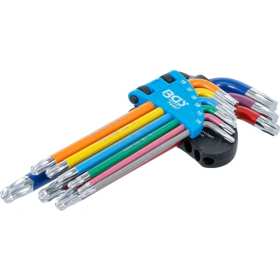 Afbeelding van BGS Stiftsleutelset meerkleurig Torx met kogelkop T10 T50 9 delig